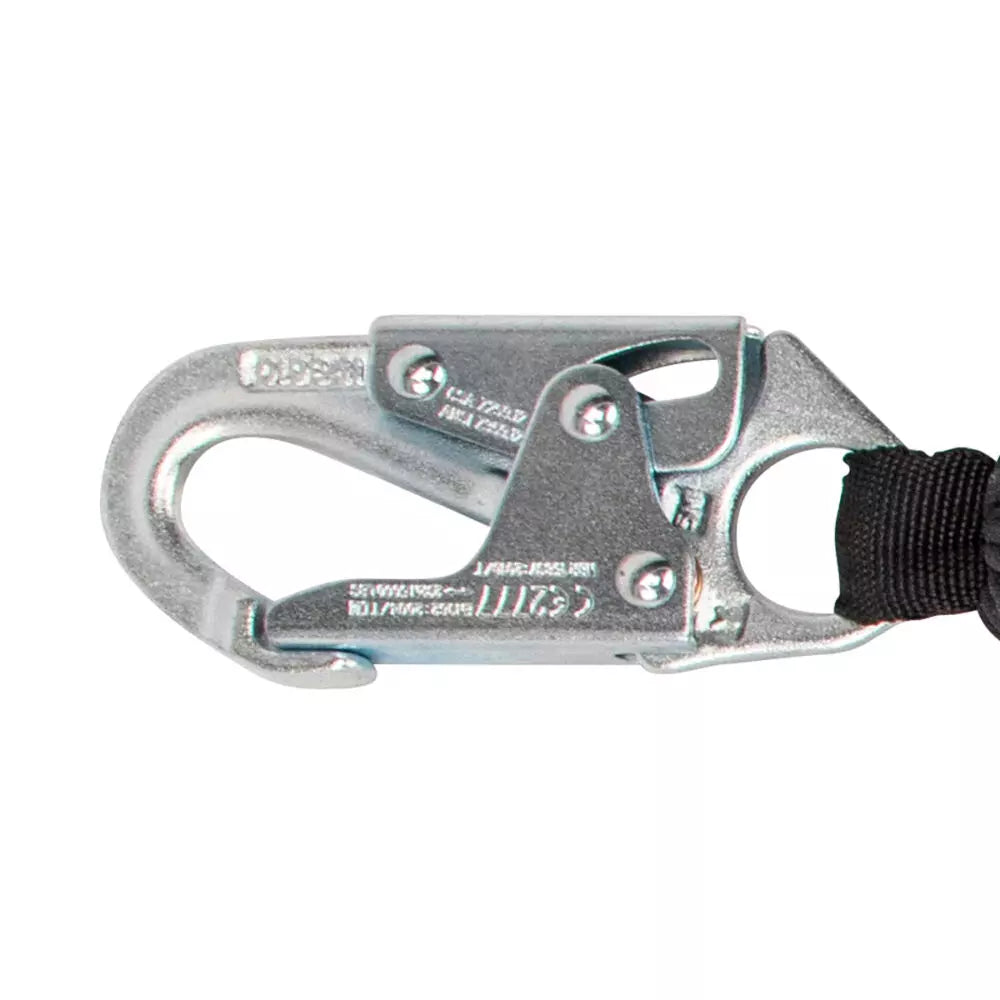 Welding 6' Energy Absorbing Lanyard: Dual Leg, Snap Hooks - Image 2