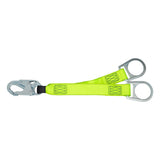 18" D-ring Extender: Snap Hook, 2 D-rings