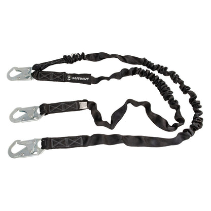 V-Line 6' Internal Energy Absorbing Lanyard: Dual Leg, Snap Hooks