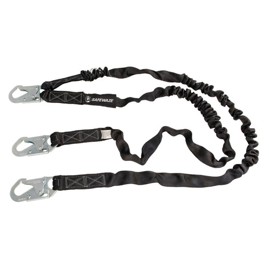 V-Line 6' Internal Energy Absorbing Lanyard: Dual Leg, Snap Hooks