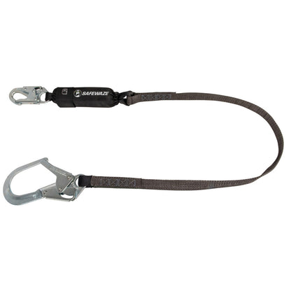 Heavyweight 6' Energy Absorbing Lanyard: Rebar Hook