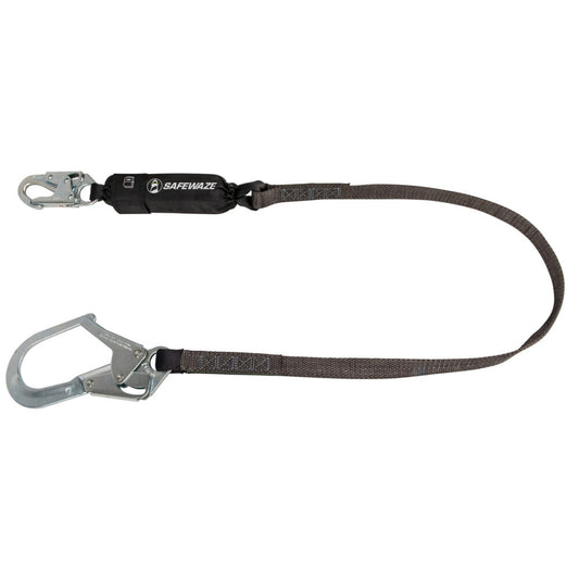 Heavyweight 6' Energy Absorbing Lanyard: Rebar Hook