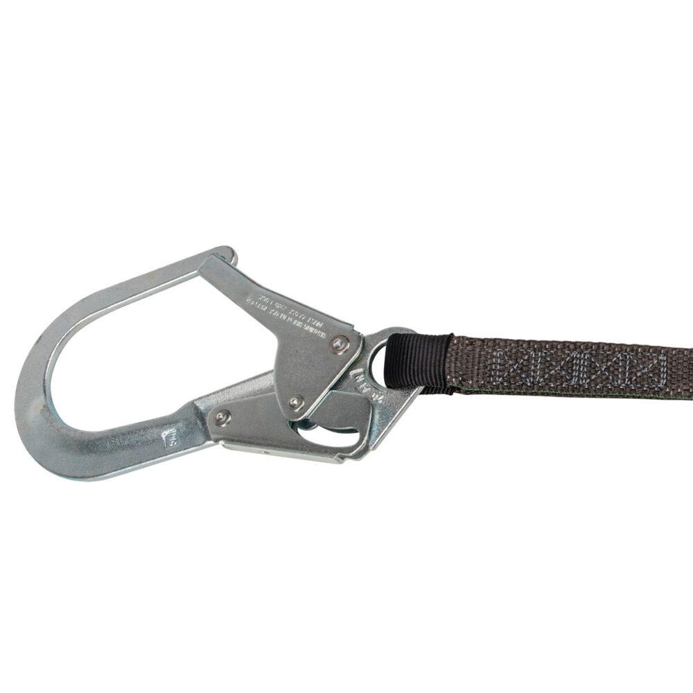 Heavyweight 6' Energy Absorbing Lanyard: Dual Leg, Rebar Hooks - Image 3