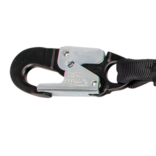 Heavyweight 6' Energy Absorbing Lanyard: Dual Leg, Alu Rebar Hooks - Image 2