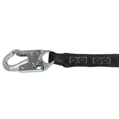 PRO 6' Stretch Energy Absorbing Lanyard: 12' FF Dual Leg, Snap Hooks - Image 3