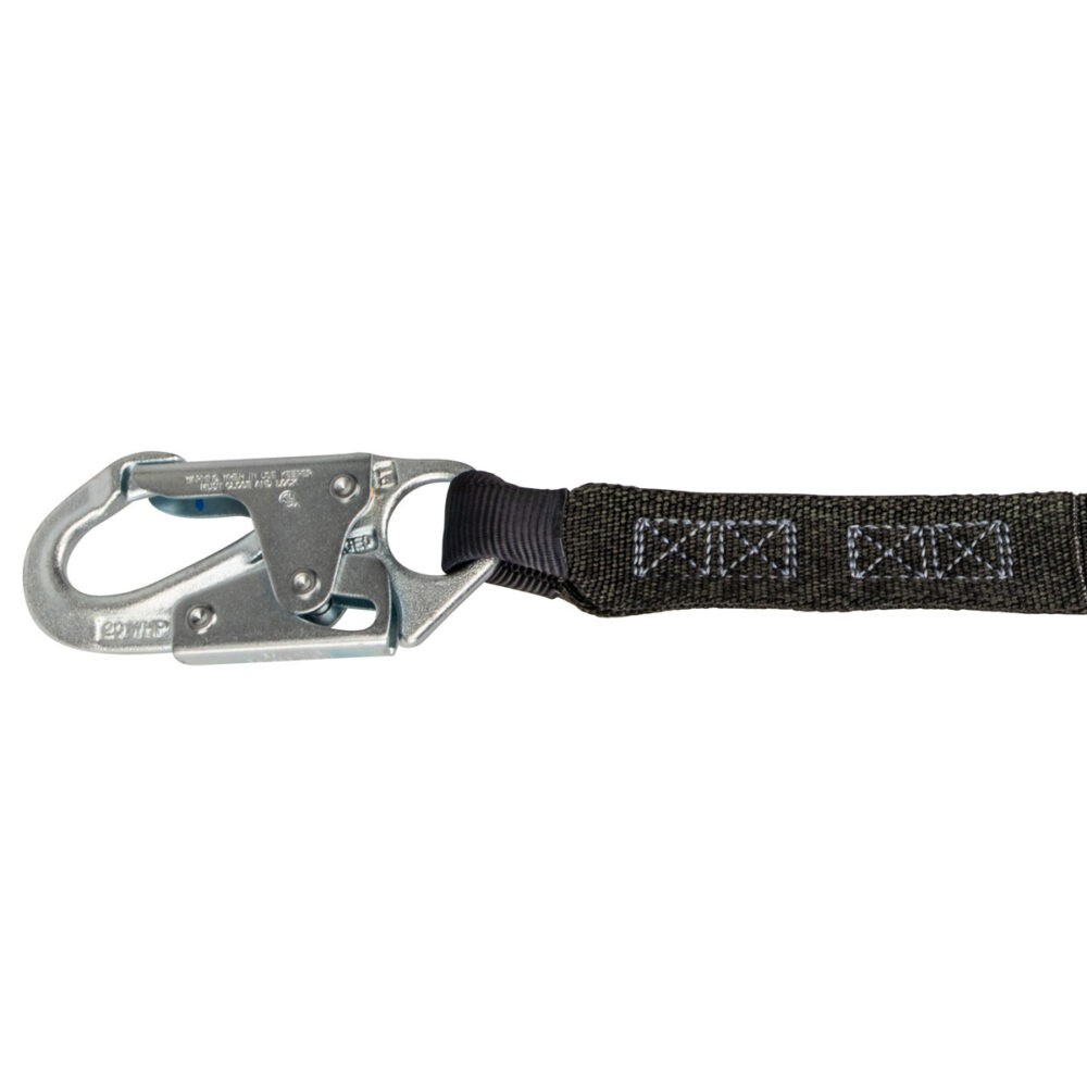 PRO 6' Stretch Energy Absorbing Lanyard: 12' FF, Snap Hook - Image 4