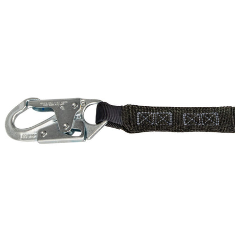 PRO 6' Stretch Energy Absorbing Lanyard: 12' FF, Snap Hook - Image 4