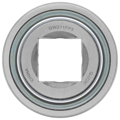 GW211PP5 - Agricultural Bearing, 1.531 in Bore (ID) - Square Bore