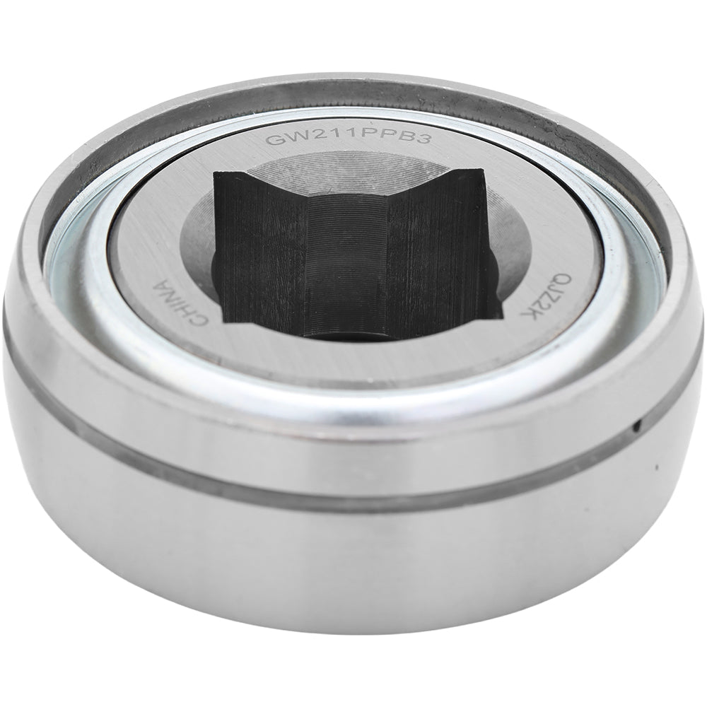 GW211PPB3 - Agricultural Bearing, 1.531 in Bore (ID) - Square Bore