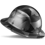 DAX Carbon Fiber Camo Full Brim Hardhat