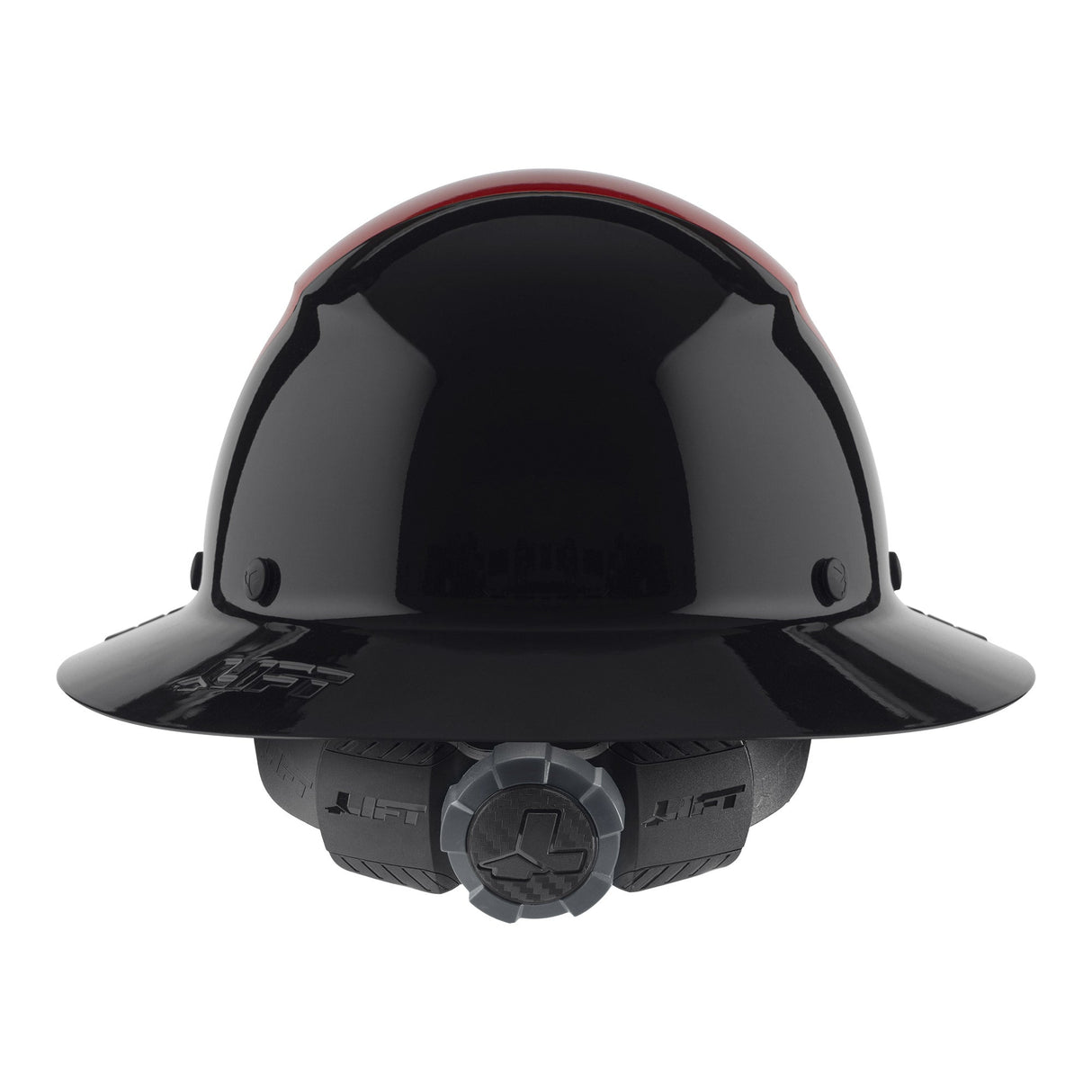DAX Fifty/50 Red Full Brim Hard Hat