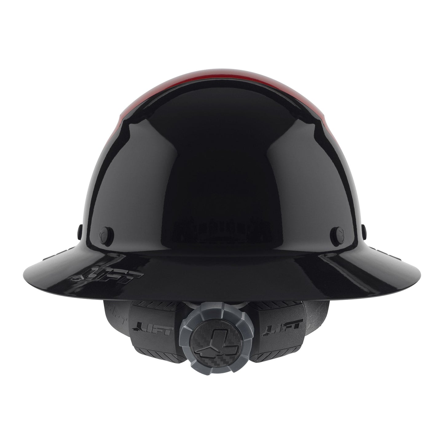 DAX Fifty/50 Red Full Brim Hard Hat