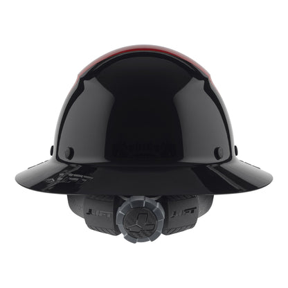 DAX Fifty/50 Red Full Brim Hard Hat