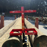 Pedestal Mount Blanket Tube Holder