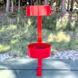 Insulating Blanket Canister Storage for Utility Bucket Trucks