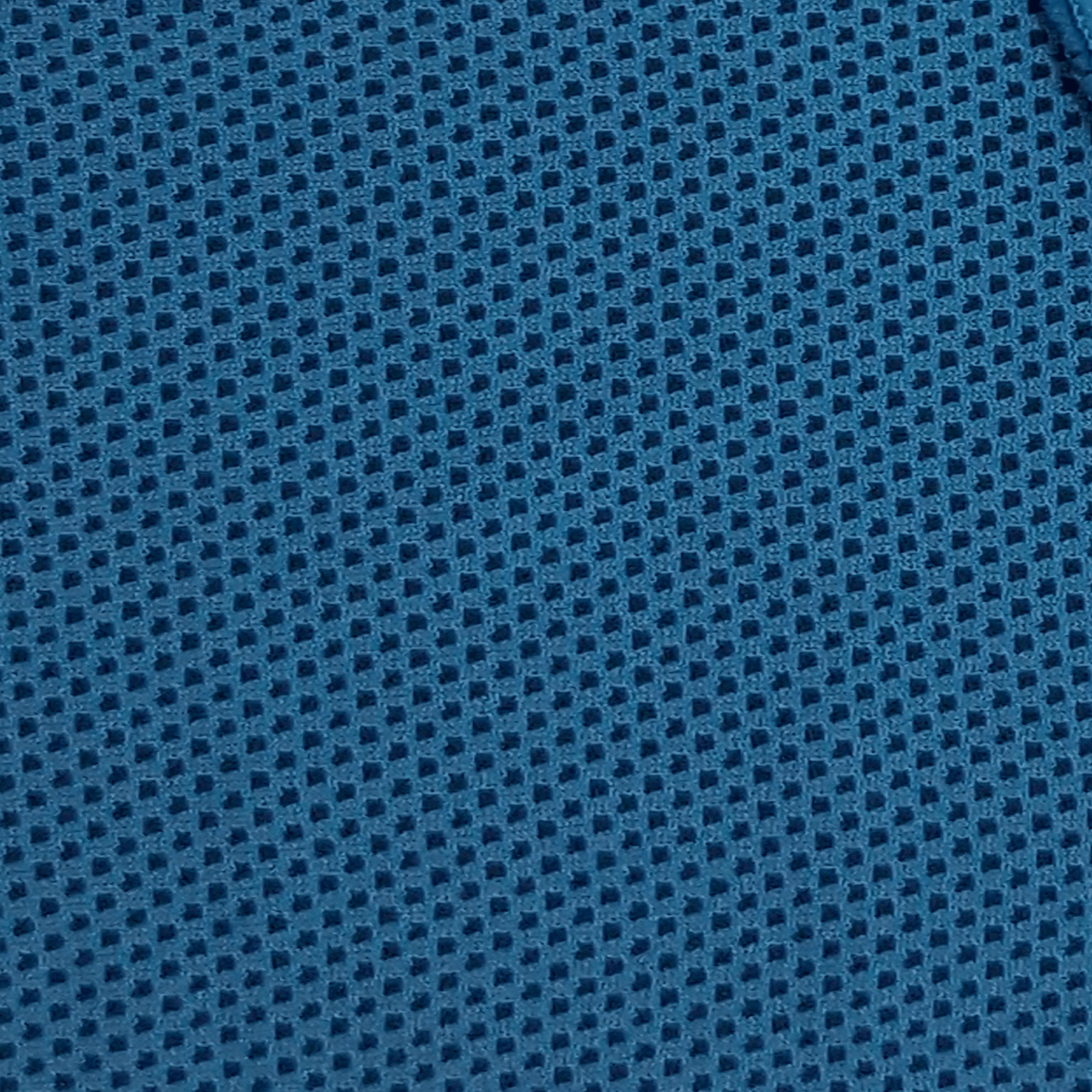 Close-up of blue mesh fabric of TechNiche® Evaporative Cooling KewlTowel ULTRA