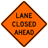 Lane Closed Ahead (RUS)