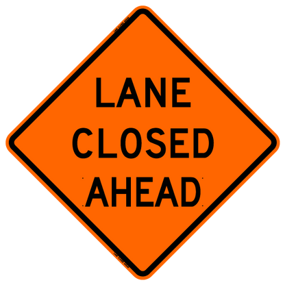 Lane Closed Ahead (RUS)