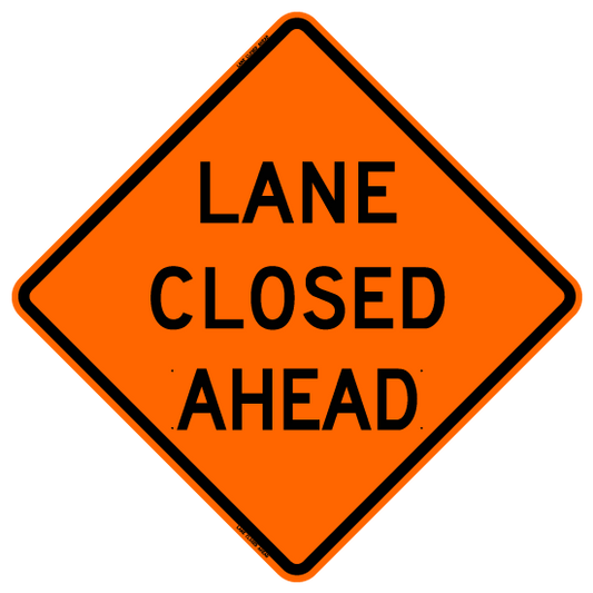 Lane Closed Ahead (RUS)