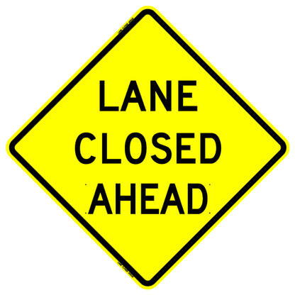 Lane Closed Ahead (RUS)