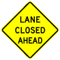 Lane Closed Ahead (RUS)