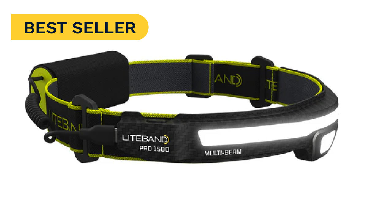 PRO 1500 Lumen LED Multi-Beam Rechargeable Headlamp
