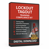 Lockout Tagout Safety Training Compliance Kit