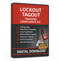 Lockout Tagout Safety Training Compliance Kit