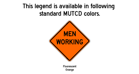 Men Working Roll-up Sign (RUS)