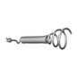 4" Corkscrew — For No.5 Style Plumber Tool for 1/4" Rods