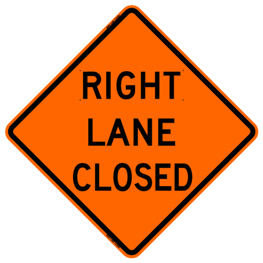 Right Lane Closed (RUS)
