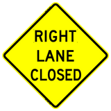 Right Lane Closed (RUS)