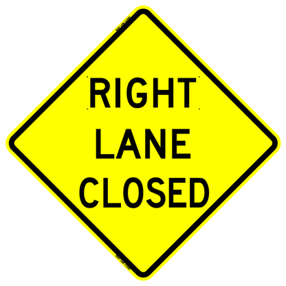 Right Lane Closed (RUS)