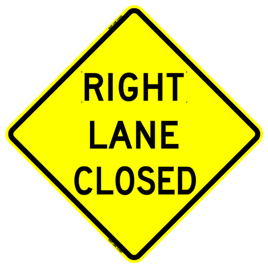 Right Lane Closed (RUS)