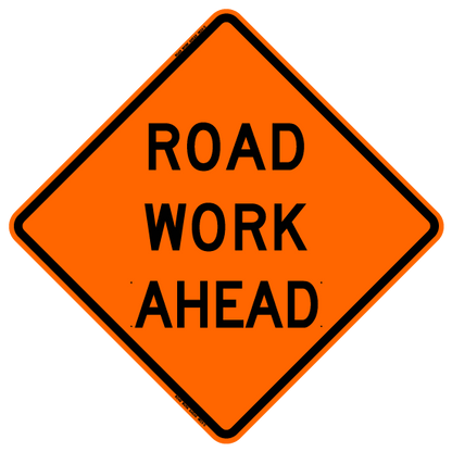 Road Work Ahead Roll-up Sign (RUS)