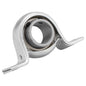 SBPP201, Pressed Steel Pillow Block, 0.472" Bore, with locking set screw for reliable operation.