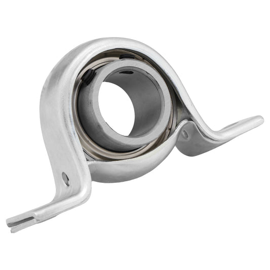 SBPP206-18, Pressed Steel Pillow Block, 1.125" Bore, with locking set screw for reliable operation.