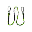 35 lb. Medium Duty Elasticated Tool Tether: 2 Carabiners
