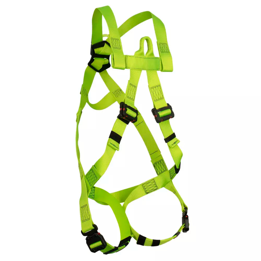 Arc Flash Full Body Harness: Soft Dorsal & Sternal Loop, DE MB Torso, DE QC Legs