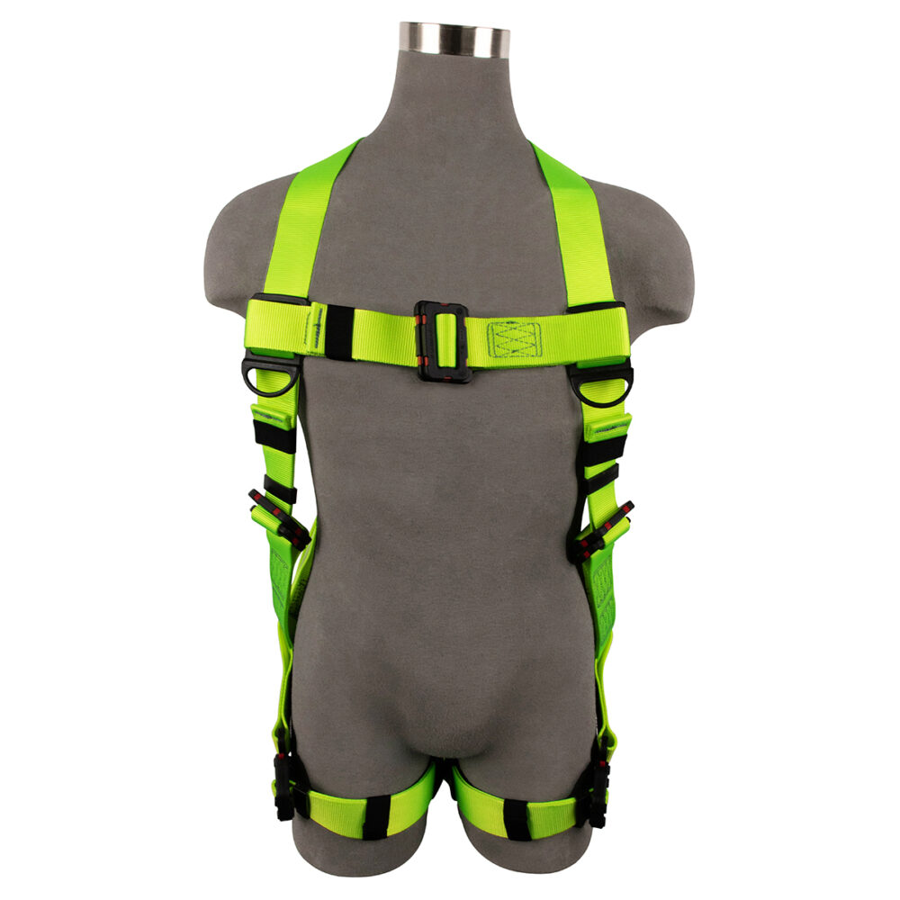 Arc Flash Full Body Harness: Soft Loop, 1D, DE MB Torso, DE MB Chest, DE QC Legs - Image 3