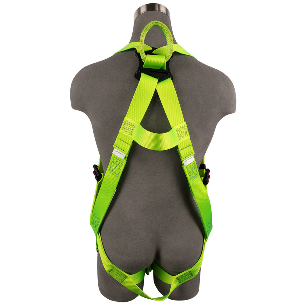 Arc Flash Full Body Harness: Soft Loop, 1D, DE MB Torso, DE MB Chest, DE QC Legs - Image 4