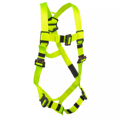 Arc Flash Full Body Harness: Soft Loop, 1D, DE MB Torso, DE MB Chest, DE QC Legs