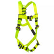 Arc Flash Full Body Harness: Soft Loop, 1D, DE MB Torso, DE MB Chest, DE QC Legs