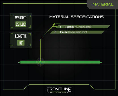 Frontline GUTO 10' Guardrail Toe Board