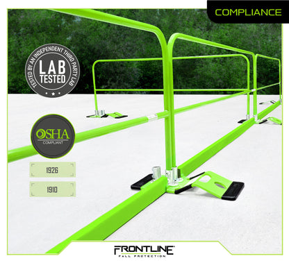Frontline GUS-FXD Guardrail System for Concrete or Steel Substrates