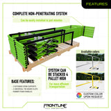 Frontline GUS05 Universal 5' Guardrails with Bases Complete Kit (50')