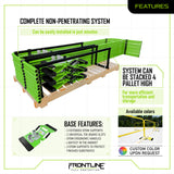 Frontline GUS10 Guardrail System Non-Penetrating Complete 100' Kit - OSHA Compliant