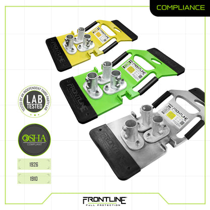 Frontline GUS75 Guardrail System Non-Penetrating Complete 75' Kit