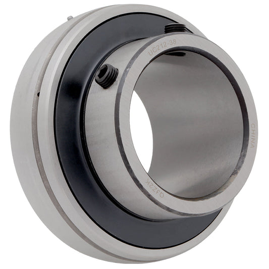 UC212-38 - Insert Bearing, 2.375" Bore (ID), Locking Set Screw