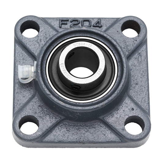 UCF204-12,  4-Bolt Flange Mounted Unit Bearing, 0.75" Bore (ID),  3/4 " Bore (ID),  Insert Bearing: UC204-12